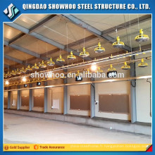 Design Poultry House Low Cost Steel Poultry Control Shed Construction